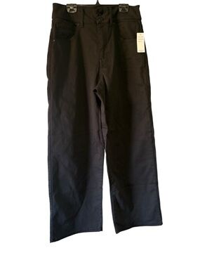 Wide Leg Potady Ofluck Jeans. Size S-12. Black